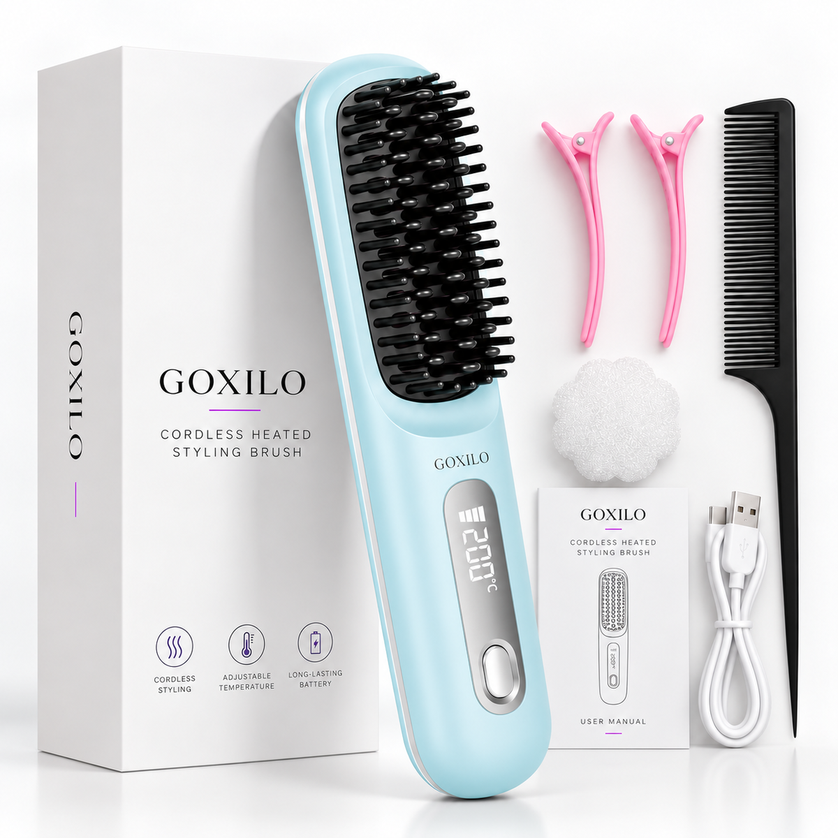 GOXILO ShortStyle™ Heated Brush