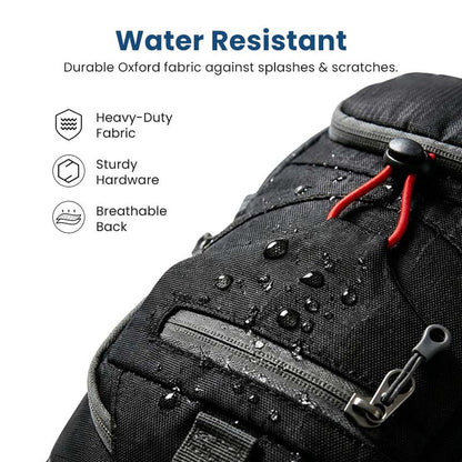 🎒 50% OFF NOW! 💧Unisex Outdoor Sling Crossbody Bag – Multi-Pocket, Water-Resistant, Breathable Back 🌦️