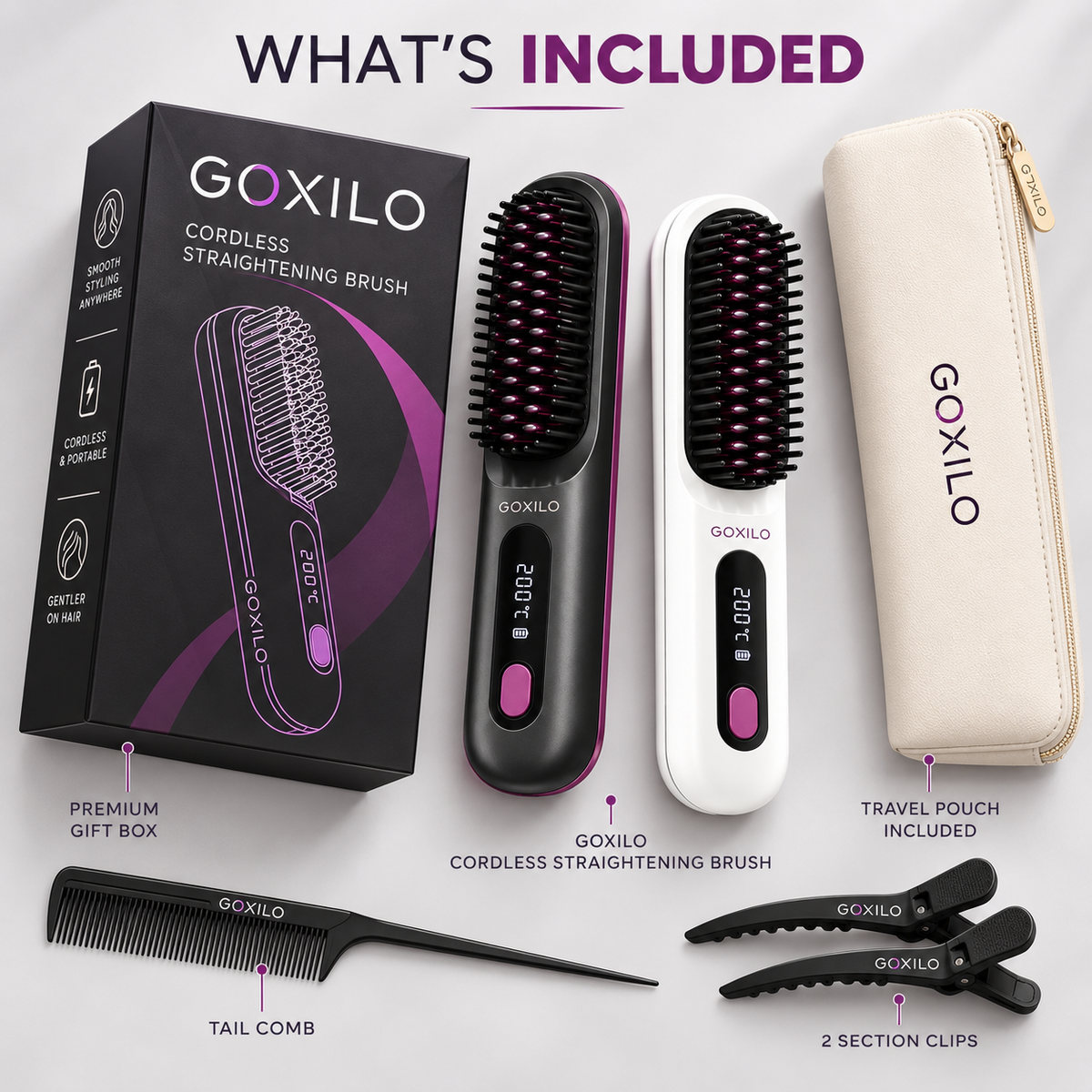 GOXILO ShortStyle™ Heated Brush