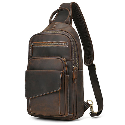 GOXILO | Men's Crossbody Bags Sling Bags Real Leather