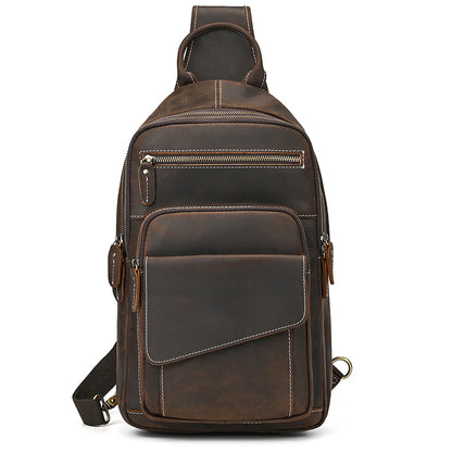 GOXILO | Men's Crossbody Bags Sling Bags Real Leather