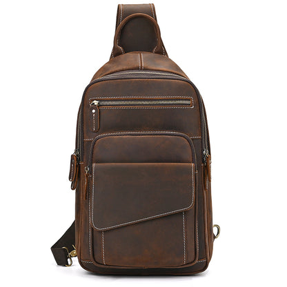 GOXILO | Men's Crossbody Bags Sling Bags Real Leather