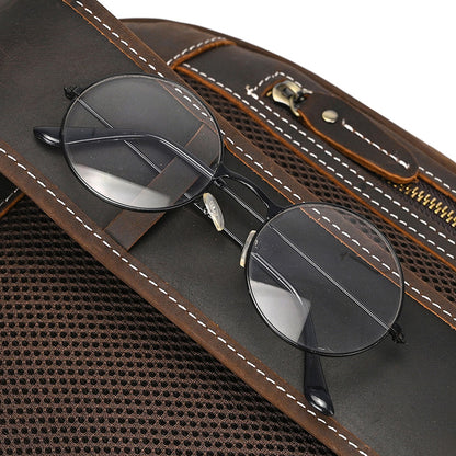 GOXILO | Men's Crossbody Bags Sling Bags Real Leather