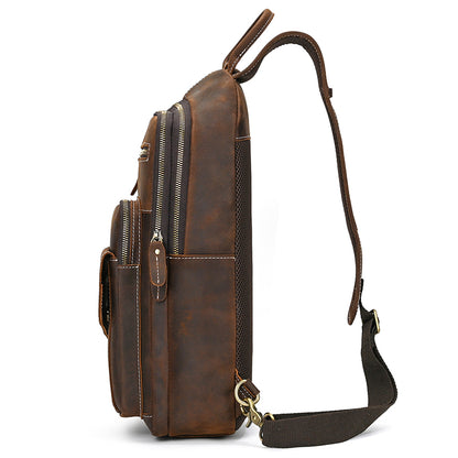 GOXILO | Men's Crossbody Bags Sling Bags Real Leather