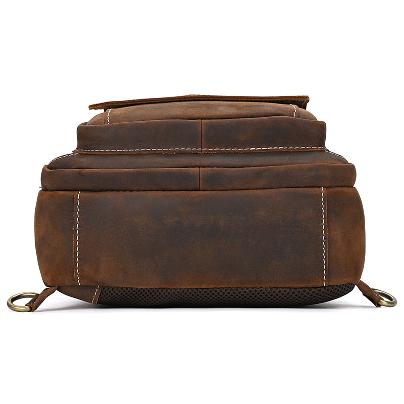 GOXILO | Men's Crossbody Bags Sling Bags Real Leather