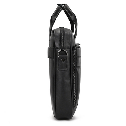 Classic Leather Bag for Laptop Men's Briefcase
