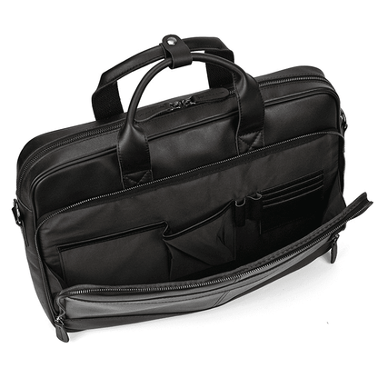 Classic Leather Bag for Laptop Men's Briefcase