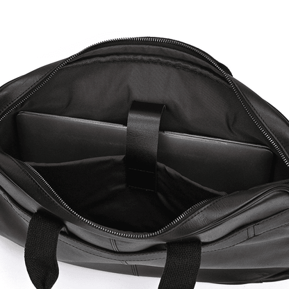 Classic Leather Bag for Laptop Men's Briefcase