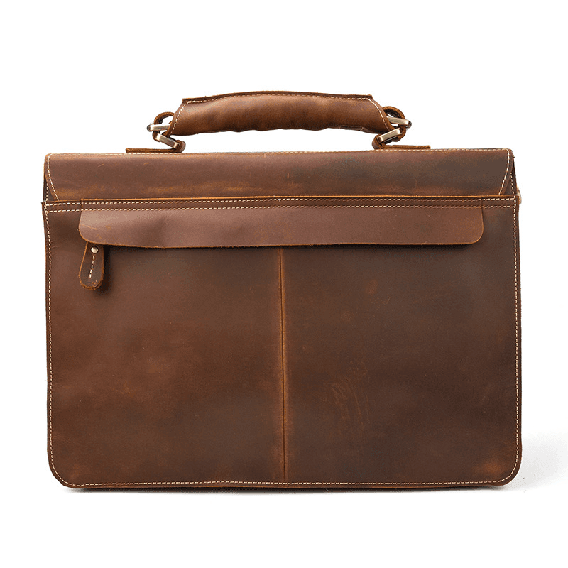 Leather Laptop Messenger Bag