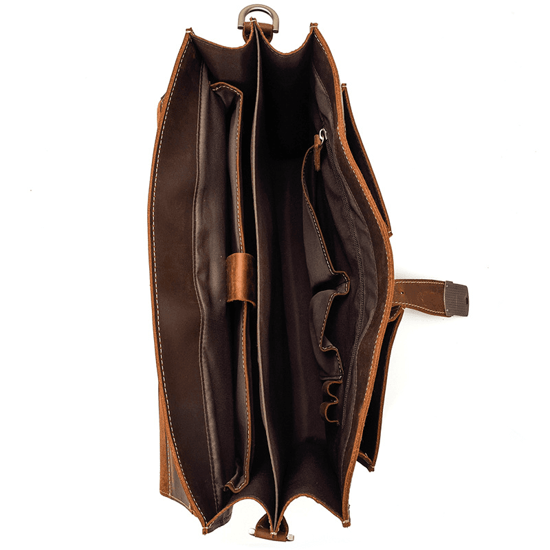 Leather Laptop Messenger Bag
