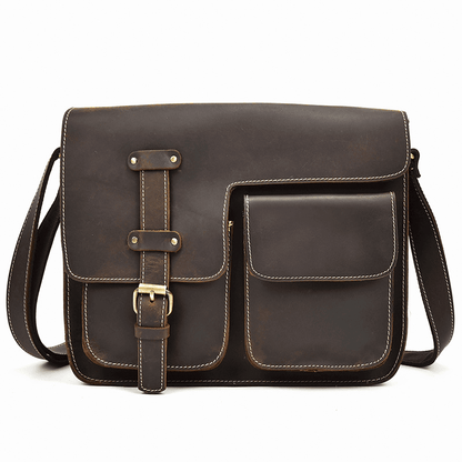 Leather Shoulder Messenger Bag