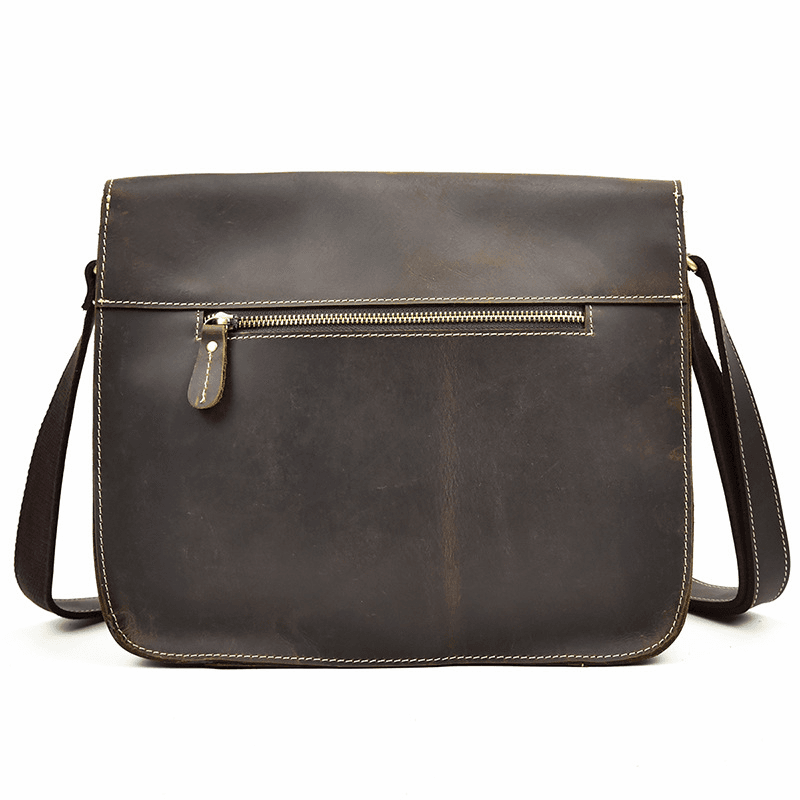 Leather Shoulder Messenger Bag
