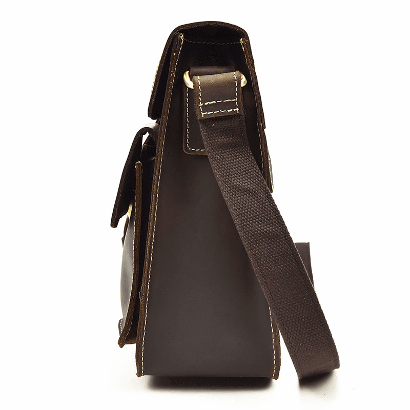 Leather Shoulder Messenger Bag