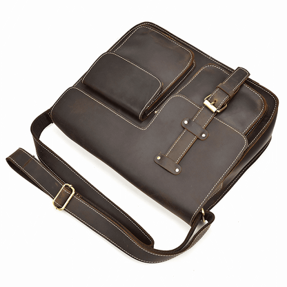 Leather Shoulder Messenger Bag