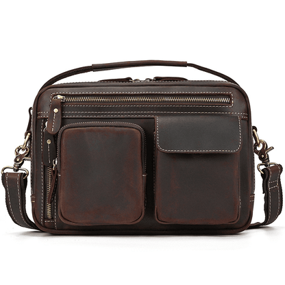 Male Leather Messenger Bag