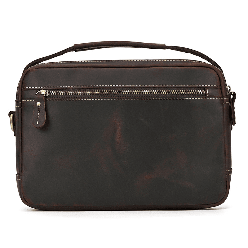 Male Leather Messenger Bag