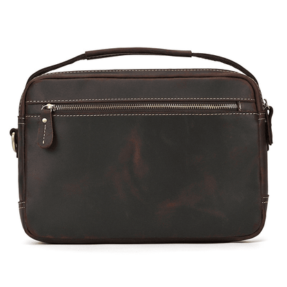 Male Leather Messenger Bag