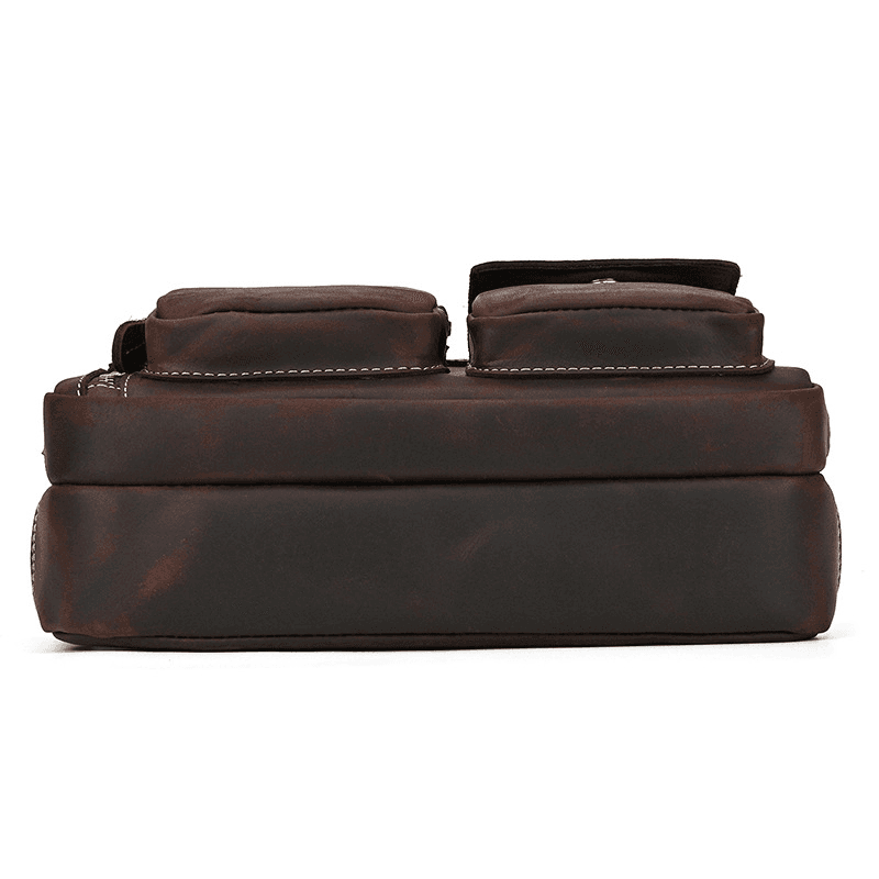 Male Leather Messenger Bag