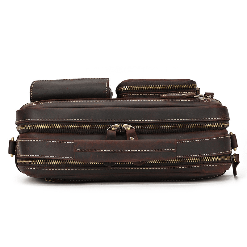 Male Leather Messenger Bag