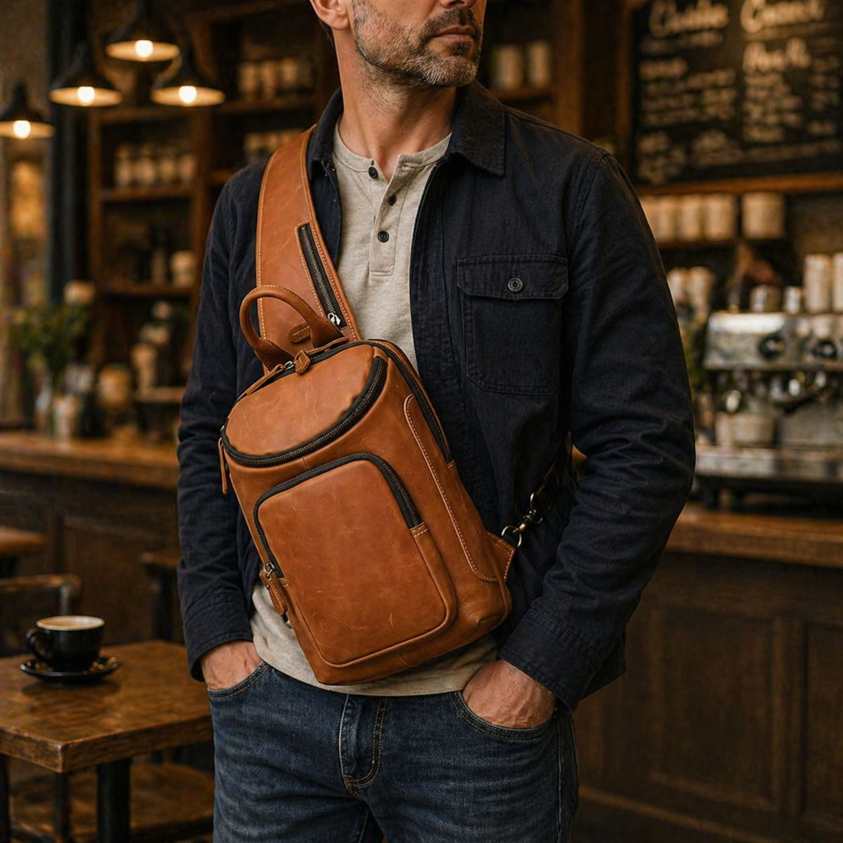 Male Sling Bag Fanny Pack