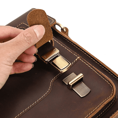 Small Leather Shoulder Messenger Bag