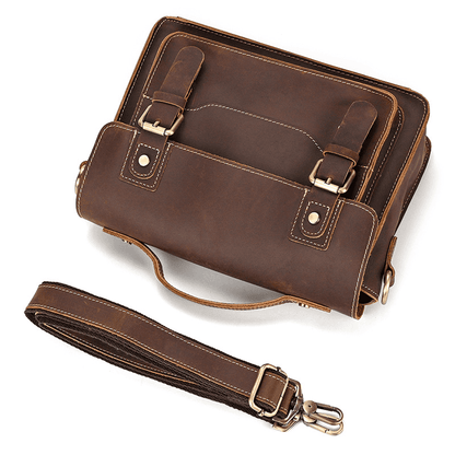 Small Leather Shoulder Messenger Bag
