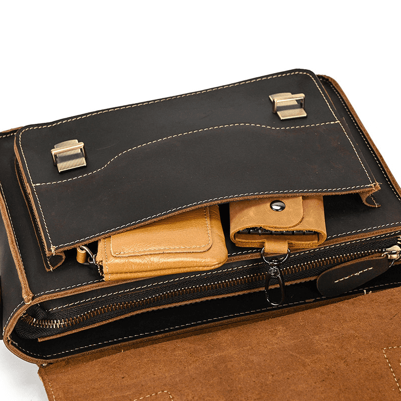 Small Leather Shoulder Messenger Bag