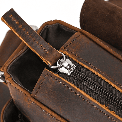 A4 Leather Messenger Bag