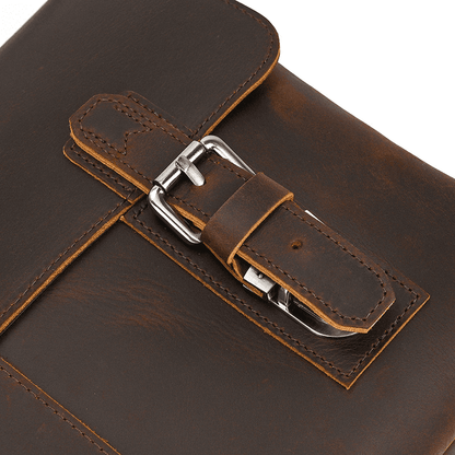 A4 Leather Messenger Bag