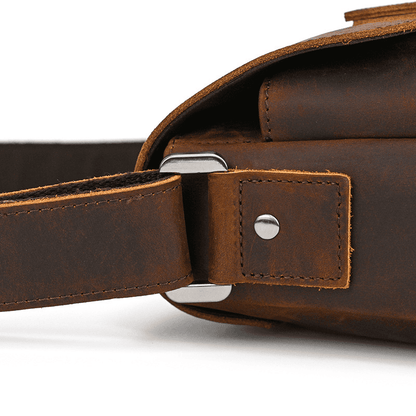 A4 Leather Messenger Bag
