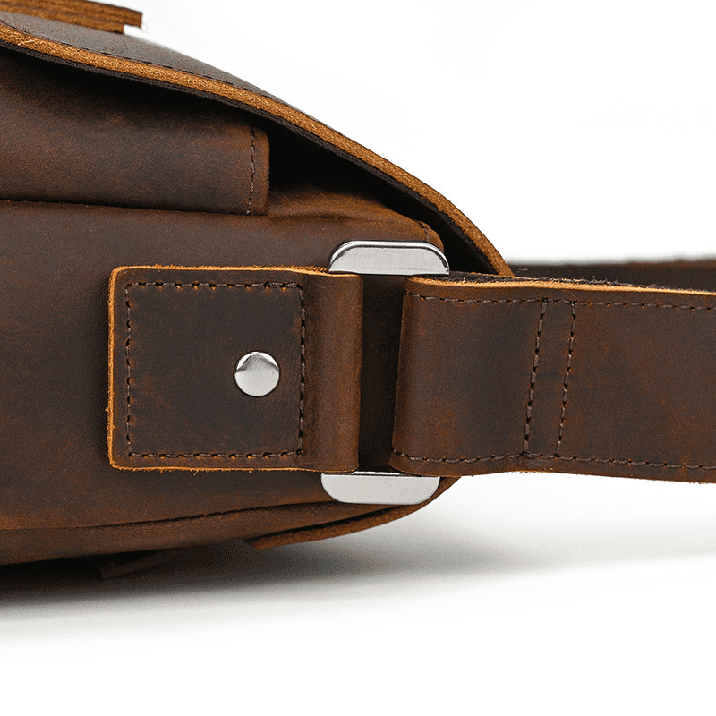 A4 Leather Messenger Bag