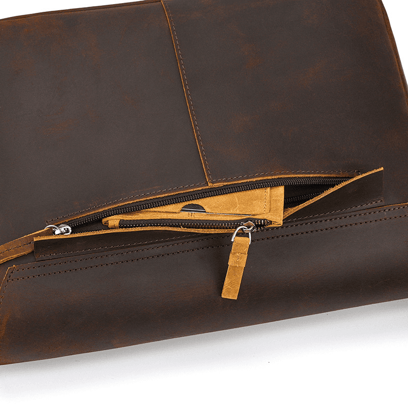A4 Leather Messenger Bag