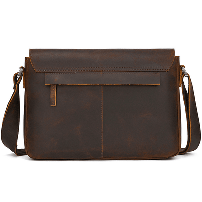 A4 Leather Messenger Bag