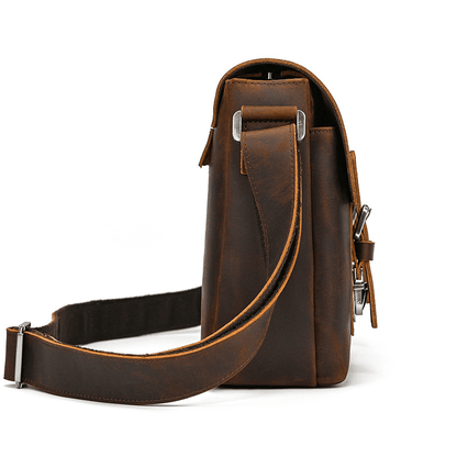 A4 Leather Messenger Bag