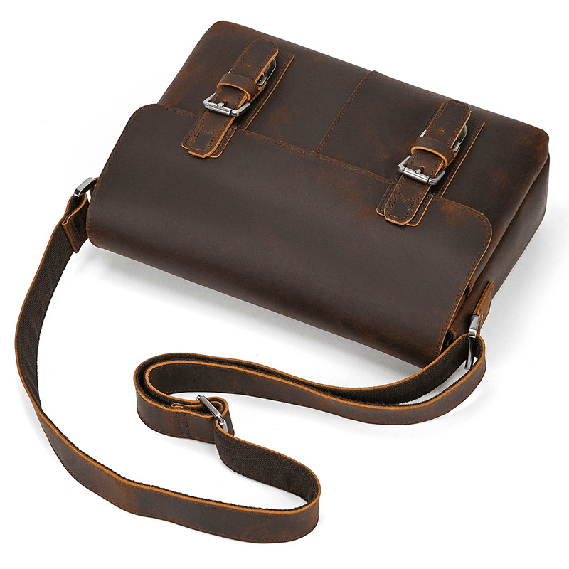 A4 Leather Messenger Bag