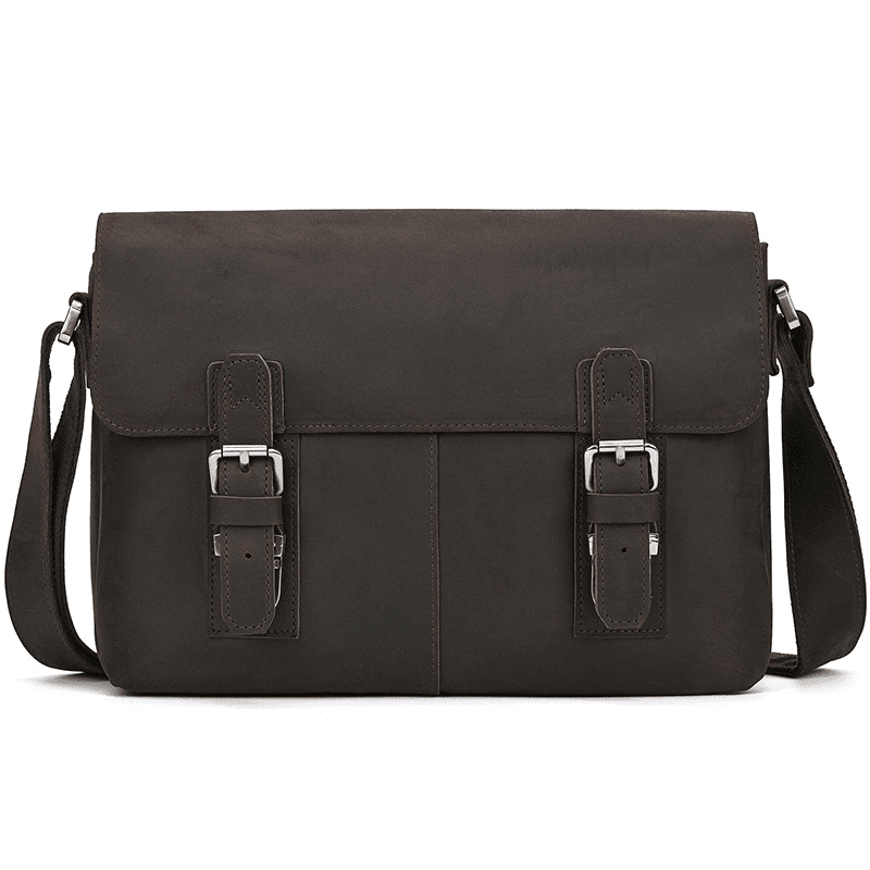 A4 Leather Messenger Bag