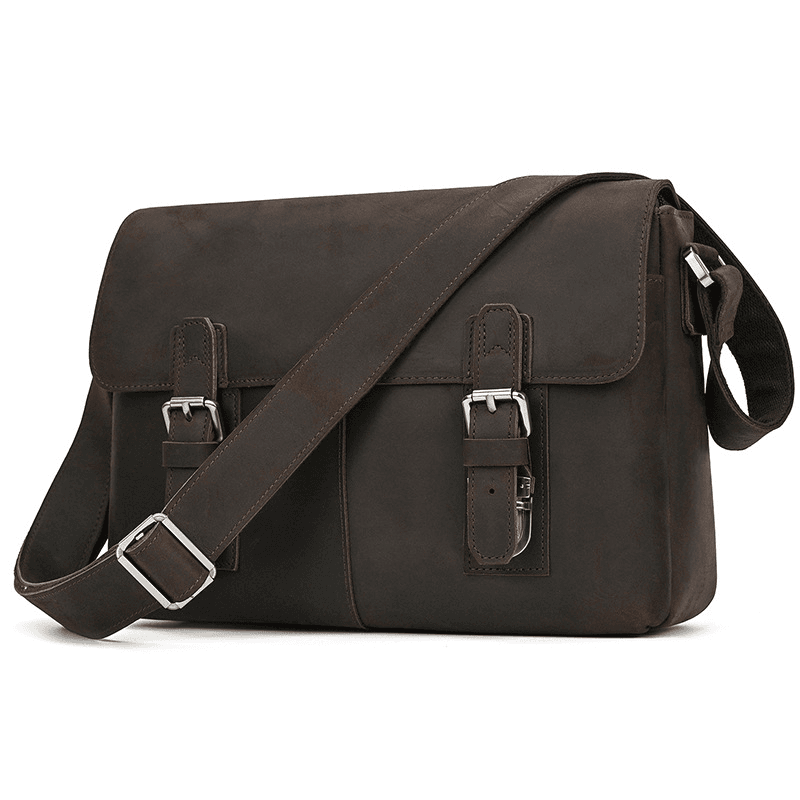 A4 Leather Messenger Bag