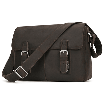 A4 Leather Messenger Bag