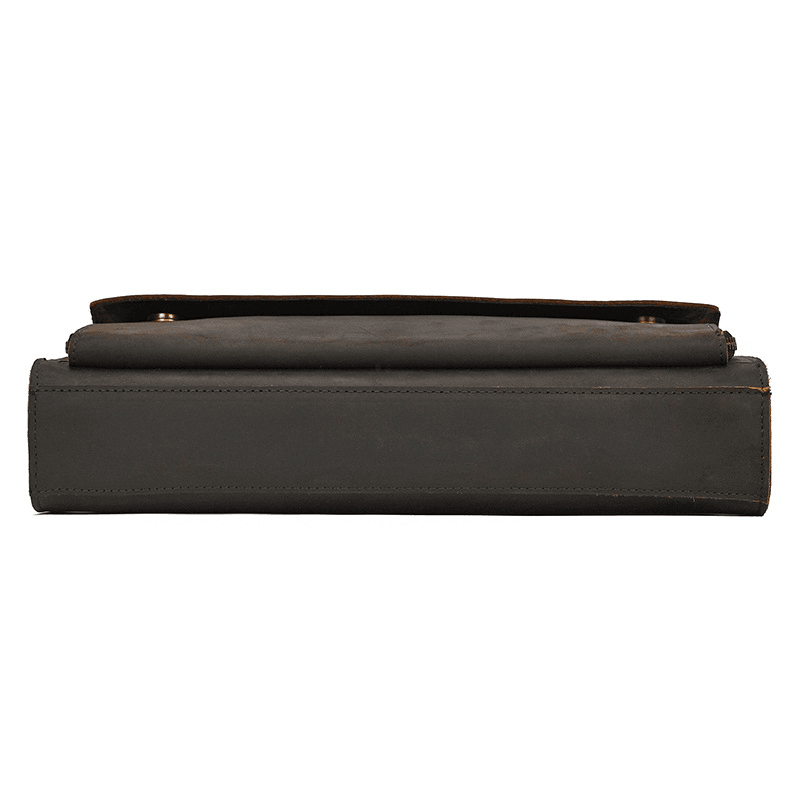 Cow Leather Male Computer Messenger Bag