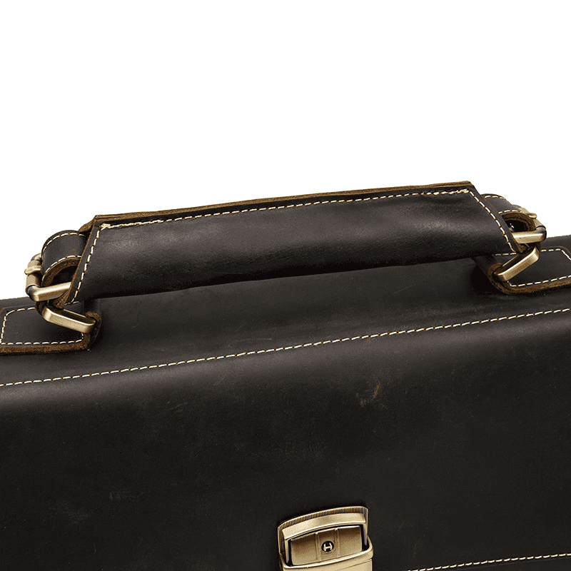 Leather Laptop Messenger Bag