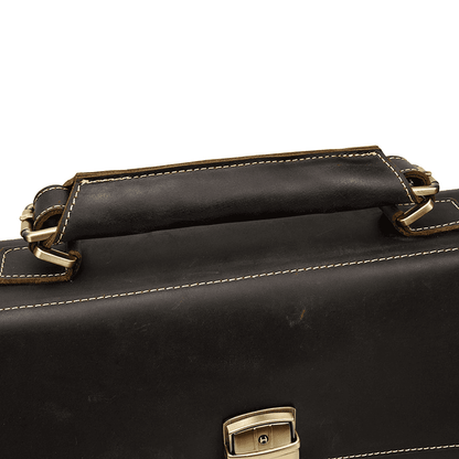 Leather Laptop Messenger Bag