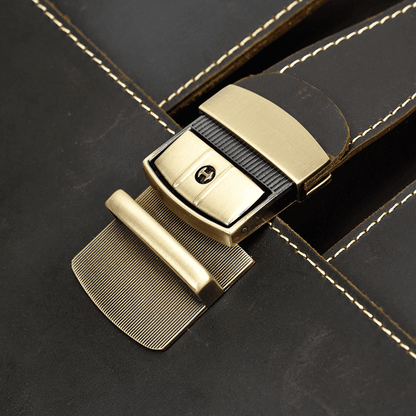 Leather Laptop Messenger Bag