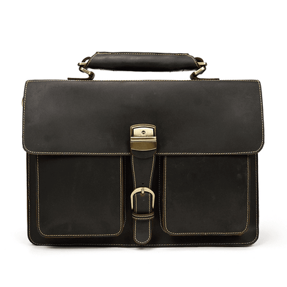 Leather Laptop Messenger Bag