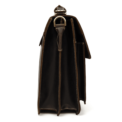Leather Laptop Messenger Bag