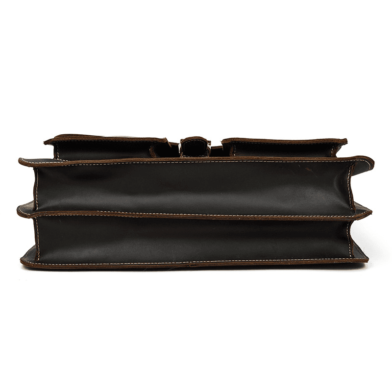 Leather Laptop Messenger Bag