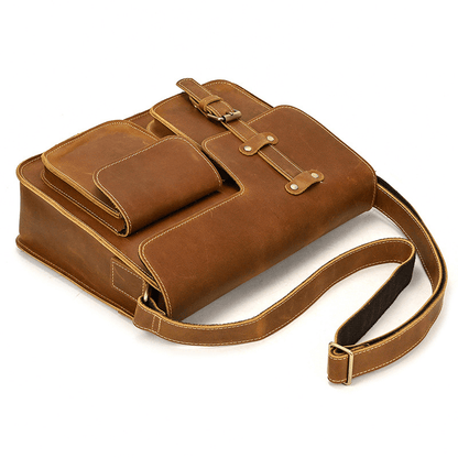 Leather Shoulder Messenger Bag