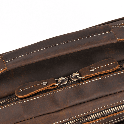Male Leather Messenger Bag