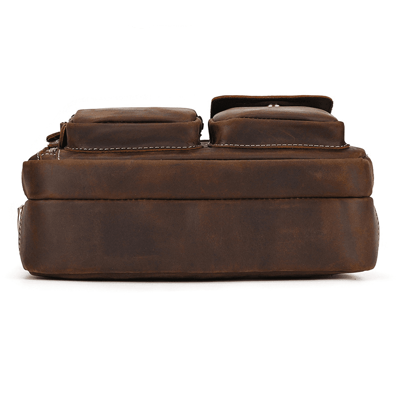 Male Leather Messenger Bag