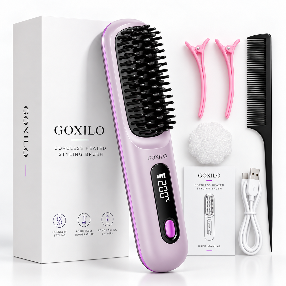 GOXILO ShortStyle™ Heated Brush