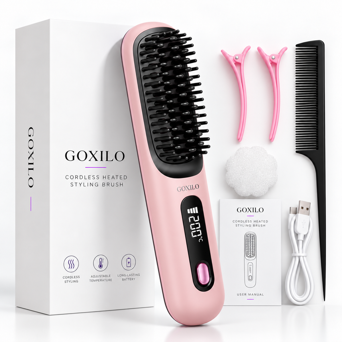 GOXILO ShortStyle™ Heated Brush